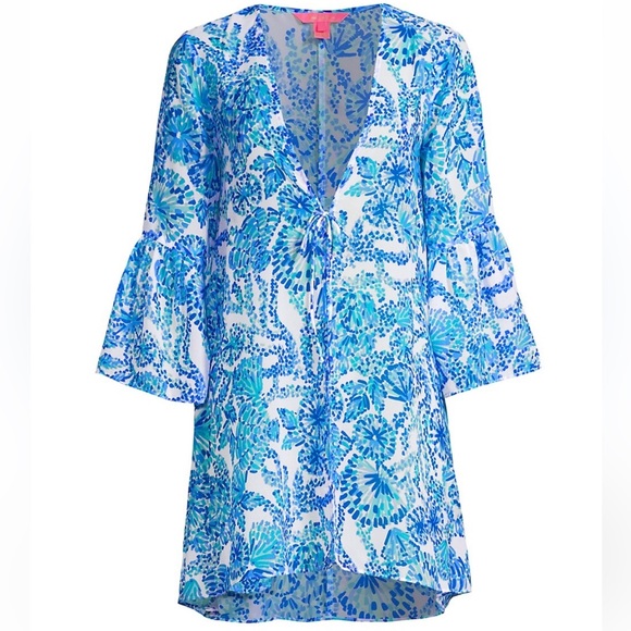 Lilly Pulitzer Motley Printed Coverup - Picture 12 of 12